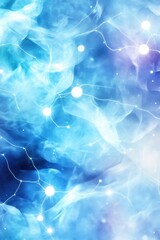 Glowing celestial patterns create a dreamy cosmic mural with a deep midnight blue background, enhancing any fantasy-inspired space decor with their surreal aesthetics