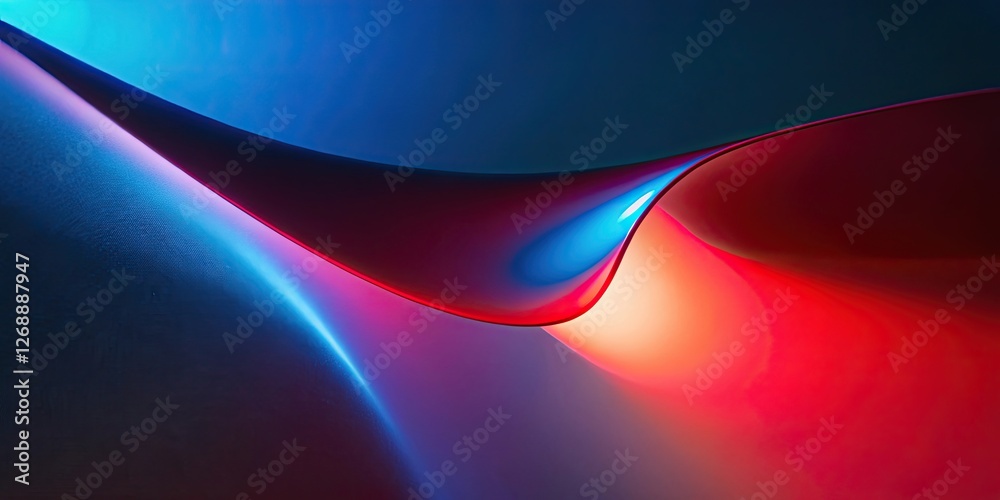Canvas Prints abstract red blue gradient swirl