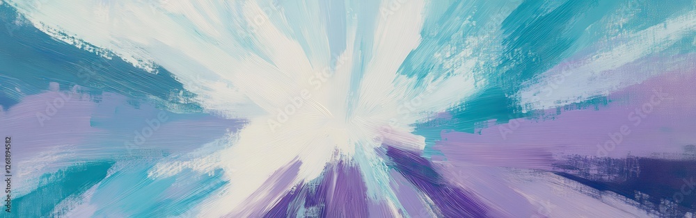 Leinwandbilder Soft pencil strokes create a vibrant circular composition with soothing colors in a flowing abstract design