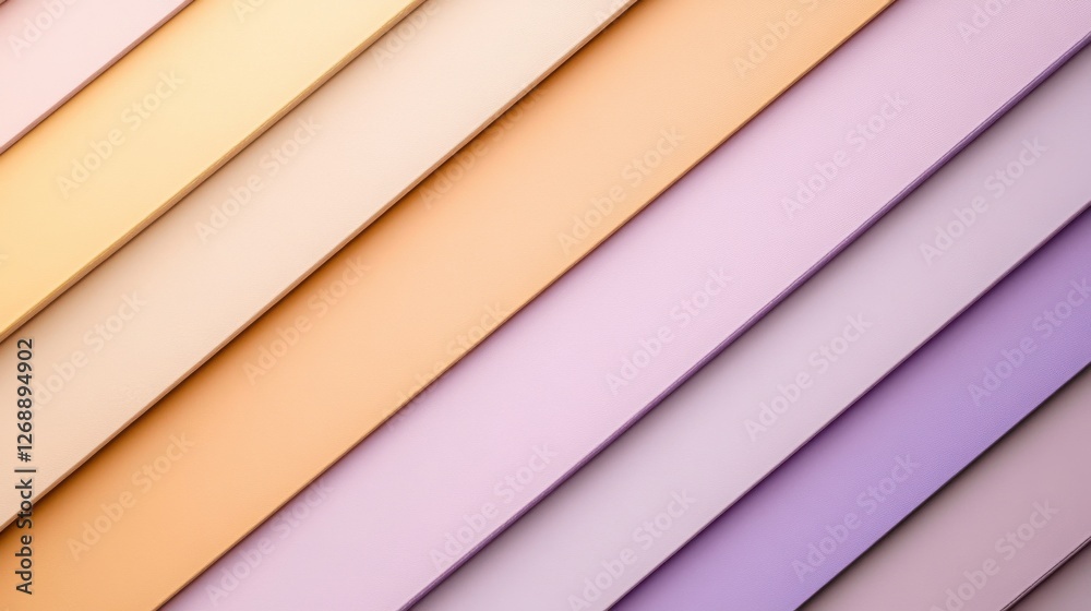 Fototapete Smooth gradient background features a transition from warm tones to cool hues, creating an elegant visual effect