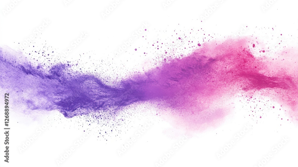 Poster pastel lavender and pink chaotic brush marks create a vibrant artistic display in a modern abstract 