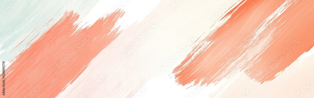 Poster minimalist pencil strokes design in soft pastel shades creates a serene and calming visual experienc