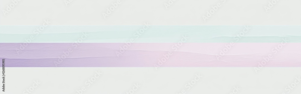 Poster horizontal blend of pastel mint and lavender creating a calming minimalist aesthetic for a serene at