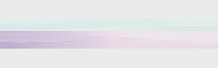 Obraz premium Horizontal blend of pastel mint and lavender creating a calming minimalist aesthetic for a serene atmosphere