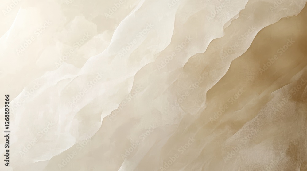 Aufkleber soft and muted beige and cream background with flowing textures for creative design applications