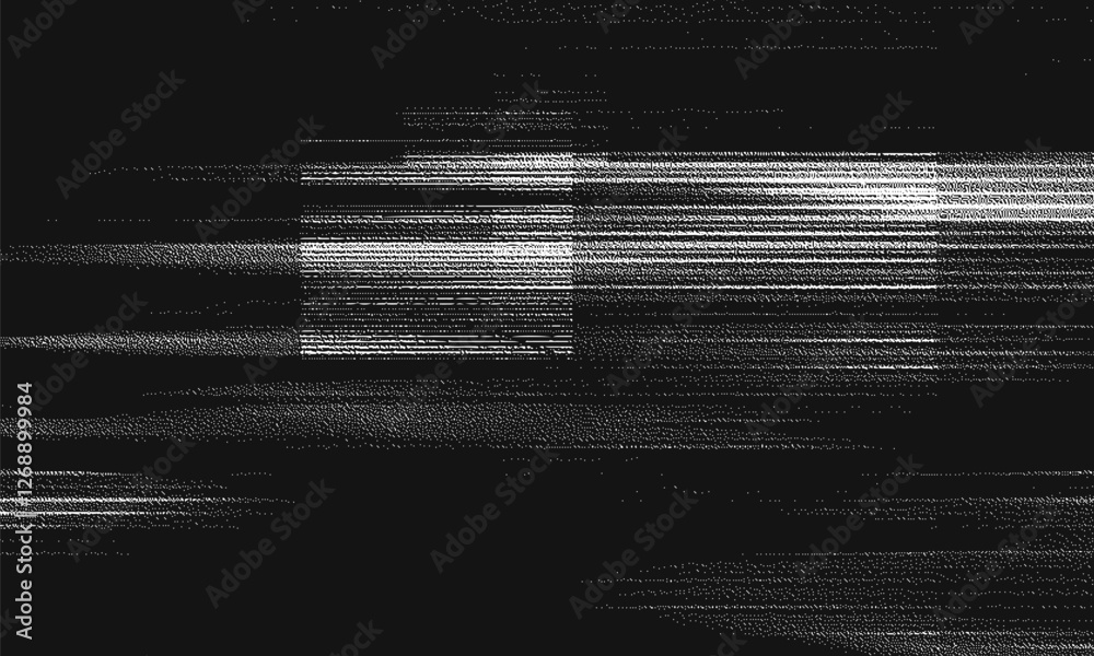 Fototapete glitch background. vhs grunge texture with noise effect and pixelation. analog video digital errors.