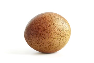 golden kiwi fruit isolated on white background with clipping path