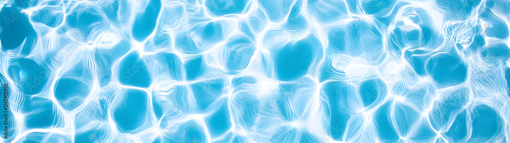 Aufkleber captivating abstract background of swirling shimmering ripples and reflections in a tranquil crystal