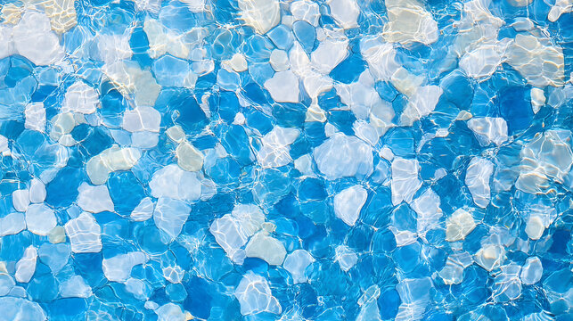 Captivating abstract background with a mesmerizing marble like texture featuring swirling fluid patterns in various shades of cool calming blue tones  This visually striking