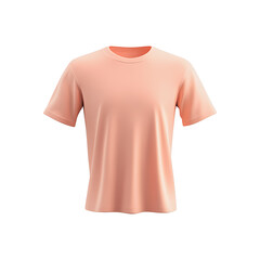 3D t-shirt isolated on white