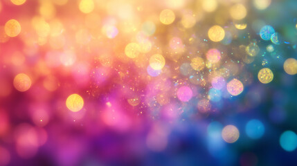 colorful bokeh background