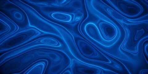 Fototapeta premium deep blue abstract background fluid pattern with swirling neon electric light effects 