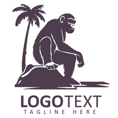 Gorilla Logo Icon Design Vector