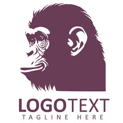 Gorilla Logo Icon Design Vector