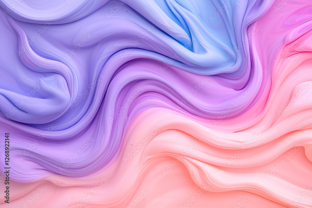 Poster a macro perspective of liquid neon paint twisting together, bright turquoise transitioning into