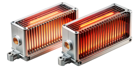 InfraRay Radiator Transmitter – Advanced Infrared Heating Technology.Energy-Efficient InfraRay Radiator Transmitter for Smart Heating.AI generated.