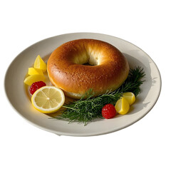 bagel with cream cheese