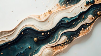 Abstract Fluid Art Wallpaper