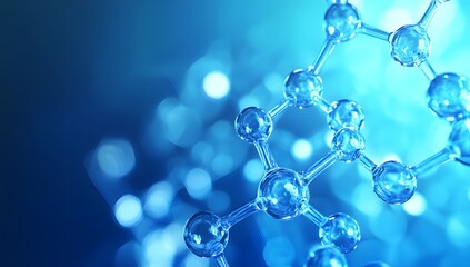 Abstract background with an organic structure. Stunning abstract background with a molecular feel. A chemical-inspired design with a smooth gradient. 