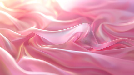 Obraz premium Elegant abstracted soft focus waves shiny pink backdrop cloth
