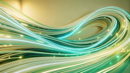 Abstract Swirling Light Trails
