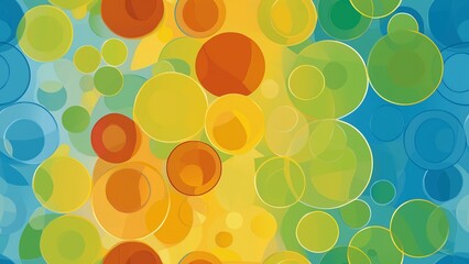 colorful background There are bubbles of various sizes. They are neatly arranged and have symmetrical patterns. It is there to create visual interest and depth. This design is perfect for any creative