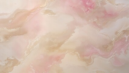 Obraz premium texture with a soft, marbled appearance. It features a blend of light beige, cream, and subtle pink hues, creating a smooth and calming visual effect. 
