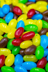 Colorful candy, jelly photos that are good to use on Valentine's Day and White Day