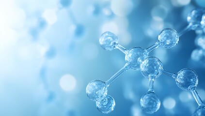 Abstract background with an organic structure. Stunning abstract background with a molecular feel. A chemical-inspired design with a smooth gradient. 