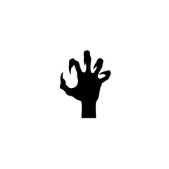 AI Generated Silhouette of a Clawing Hand  Abstract  Dark  Mysterious  Scary  Monster  Claw  Hand  Outline  Icon  Symbol  Vector  Illustration
