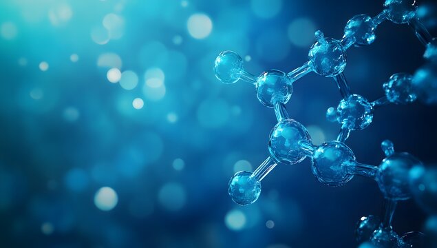 Abstract background with an organic structure. Stunning abstract background with a molecular feel. A chemical-inspired design with a smooth gradient. 