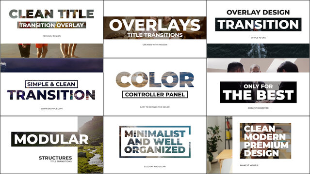 Overlay Title Transitions