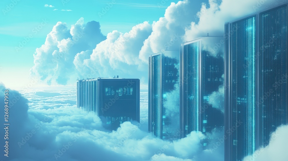 Poster a powerful cloud-based data storage system that provides secure access to massive datasets, enabling