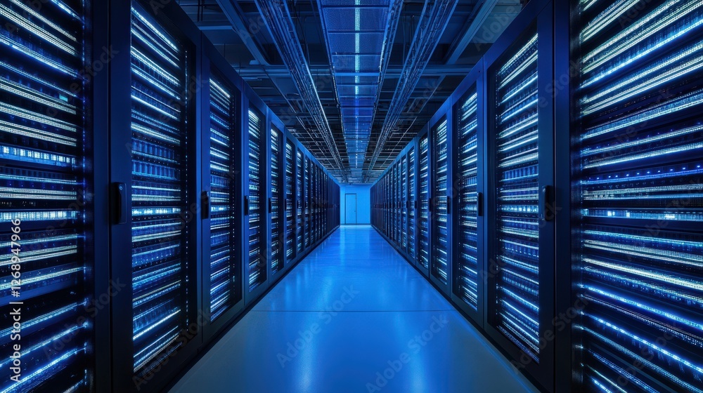 Poster a powerful cloud-based data storage system that provides secure access to massive datasets, enabling
