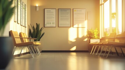 Fototapeta premium calming waiting room 