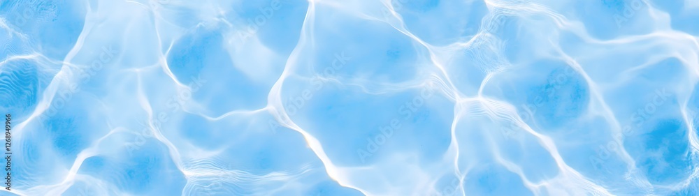 Poster Mesmerizing abstract background featuring a tranquil water surface with shimmering reflections and rippling textures creating a calming and serene visual experience