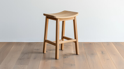 Eco-friendly barstool highlighting timber craftsmanship