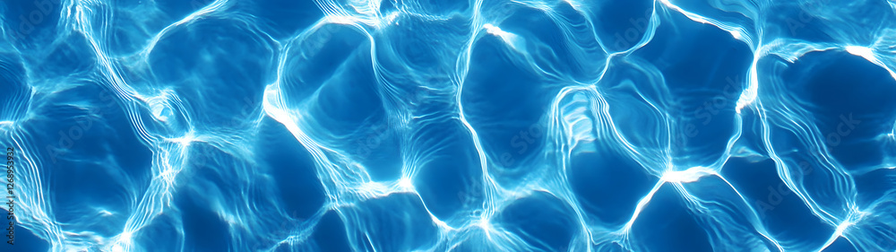 Poster Mesmerizing Underwater Electricity Abstract with Glowing Fluid Waves and Electrifying Currents  A captivating and dynamic image showcasing the raw power and beauty of electricity in a fluid