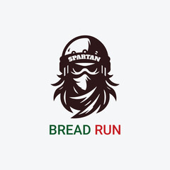 Adobe Illustrator Art Spartan Helmet Vector Logo Design