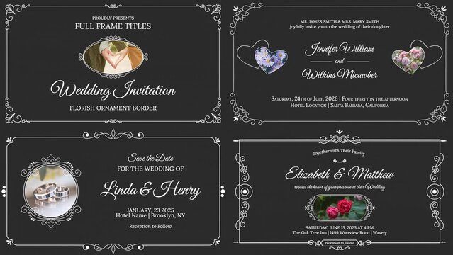 Wedding Invitation with Photo