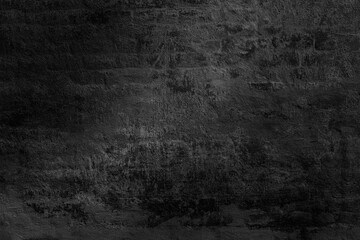 Dark brick texture. Scary black background