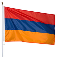 Naklejka premium National flag of Armenia in high quality.