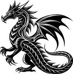 Obraz premium dragon abstract illustration
