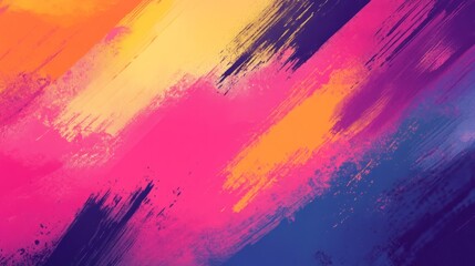 Abstract and Colorful Brush Background with Halftone Effect. Brush Stroke Illustration for Banner, Poster, or Sports Background. Scratch and Texture Elements For Design