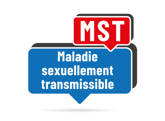 MST - Acronyme - maladie sexuellement transmissible 