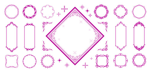 オシャレなアンティークフレーム