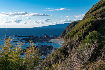 Naklejka premium 本州最南端、潮岬