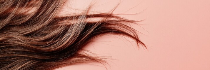 Close up view highlighting frayed hair tips with split ends that need attention and care for healthy hair maintenance. Generative AI