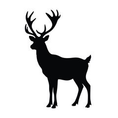 deer silhouette vector