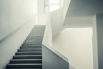Minimalist staircase at home